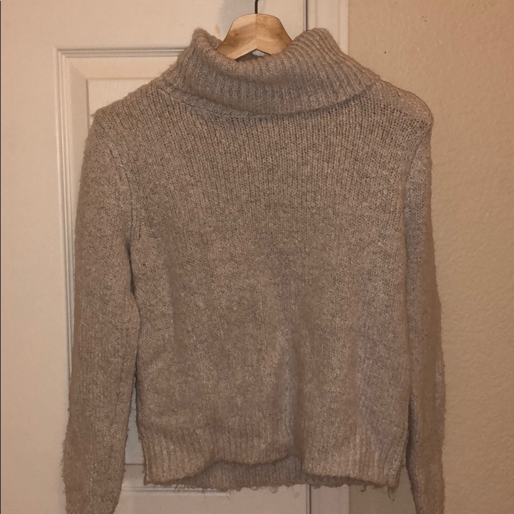 Cow neck sweater